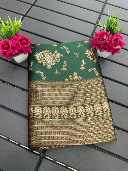 Kashmiri By AAB Soft Lichi Silk Designer Sarees Catalog
